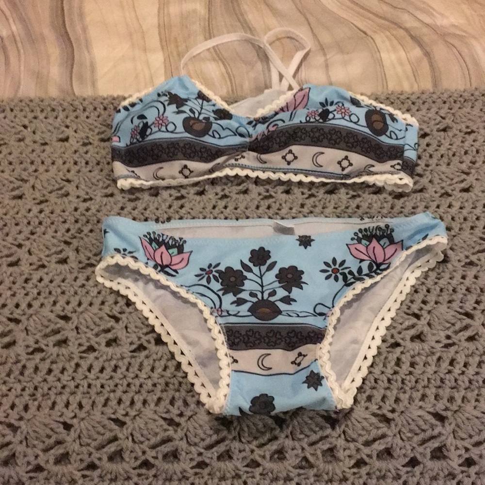 Never worn two piece bathing suit